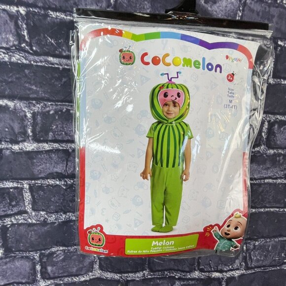 Cocomelon Size 3T - 4T Melon Toddler Boys Girls Child Costume - Picture 1 of 11